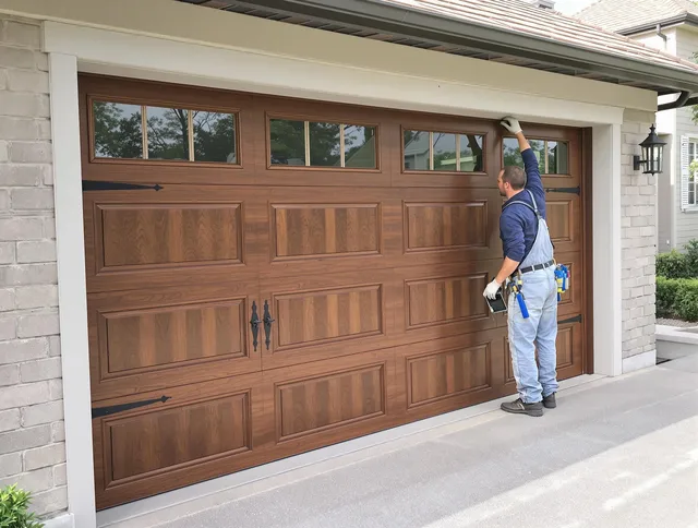 Custom garage door showcase by Kendale Lakes Garage Door Repair in Kendale Lakes