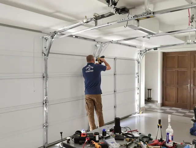Kendale Lakes Garage Door Repair certified technician performing precision garage door repair in Kendale Lakes