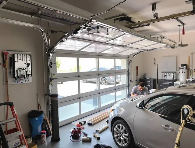 Garage door noise reduction service by Kendale Lakes Garage Door Repair in Kendale Lakes