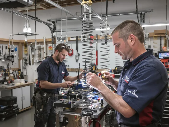 Garage door spring repair service by Kendale Lakes Garage Door Repair in Kendale Lakes
